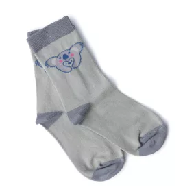 Pamut baba, gyerek zokni - Symbyo koala, szürke