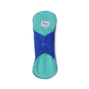 Női mosható intim betét - Menta pötty