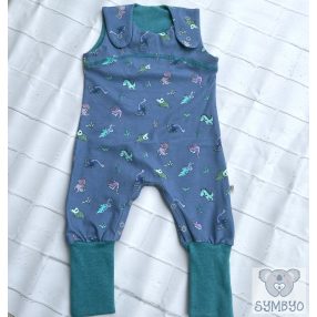 Gyerek kertésznadrág (Egyberészes pizsama), Pici dínók