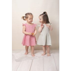 Nyári kislány duplagéz ruha, Rózsa