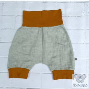   MocorGO rövidnadrág SLIM FIT, Basic, Halványzöld, duplagéz