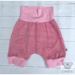 MocorGO rövidnadrág SLIM FIT, Basic, Rózsa, duplagéz