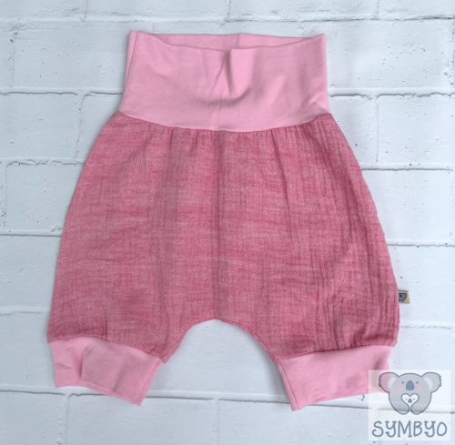 MocorGO rövidnadrág SLIM FIT, Basic, Rózsa, duplagéz