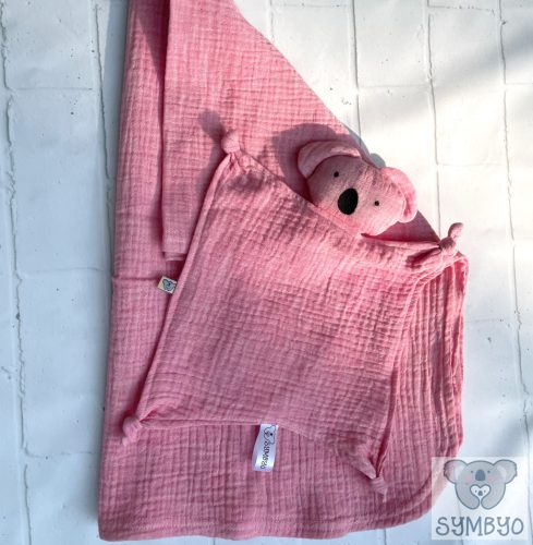 Symbyo Snuggle Set - Alvórongyi és babatakaró szett - Rózsa