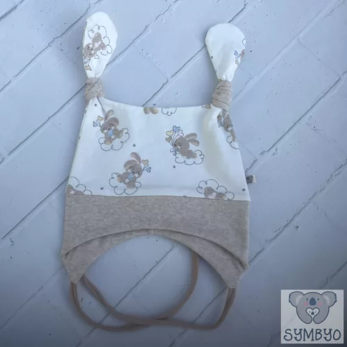 Baba füles sapka, Plüssnyuszi, minőségi babaruha