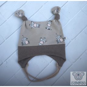 Baba füles sapka, Zebrák!, minőségi babaruha