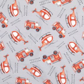 Tűzoltók mintás őszi baba- és gyerekruha kollekció