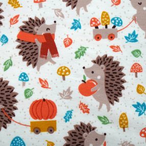 Irány a Sünijátszótér!-piros mintás őszi baba és gyerekruha kollekció 