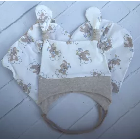 Plüssnyuszi mintás minőségi babaruha tavaszra